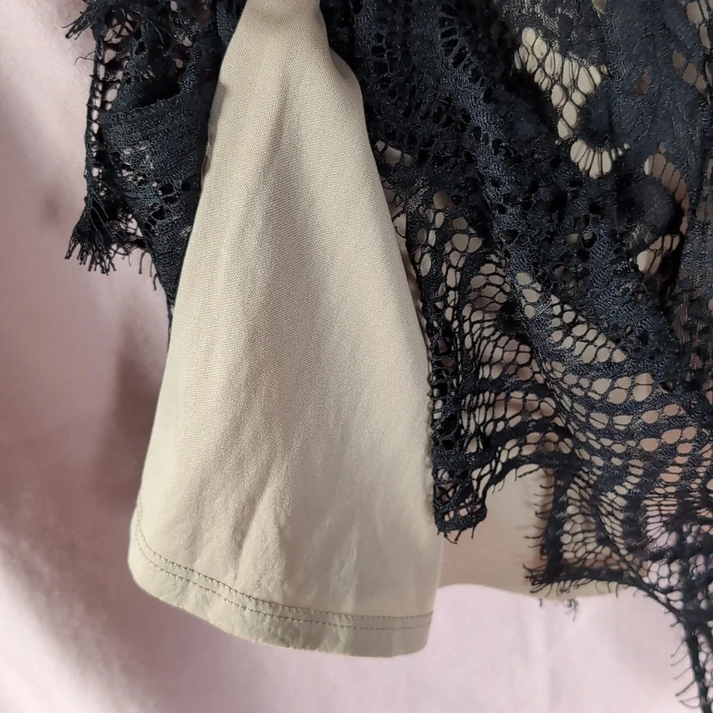 Black lace sleeveless dress - Picture 4 of 5